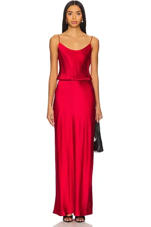 EAVES Yarden Silk Maxi Dress in . Size M, S, XL, XS, XXS.