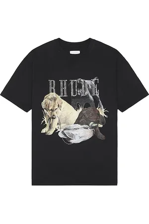 Rhude Rhinestone Hunting Dog Tee in . Size M, S, XL/1X.