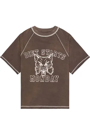 Diet Starts Monday Wildcat Raglan Tee in . Size M, S, XL/1X.
