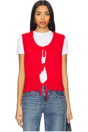 Ganni Light Mohair Tie String Vest in . Size XS.