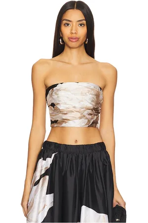 HEMANT AND NANDITA Ruched Bustier in . Size M, S.