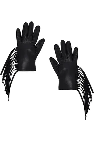 Manokhi Short Fringed Gloves in . Size 7, 7.5.