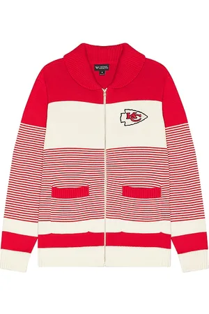 THE WILD COLLECTIVE Chiefs Full Zip Sweater in . Size XL/1X.