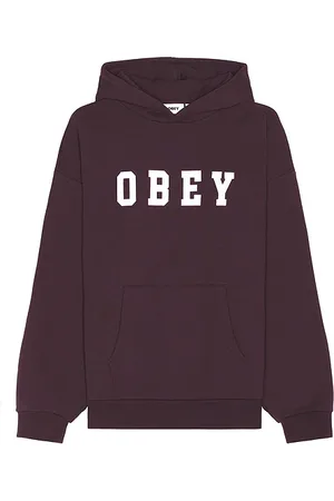 Obey Felt Extra Heavy Hoodie in . Size S.