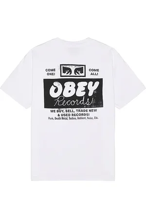 Obey Records Buy, Sell, Trade T-Shirt in . Size M, S.