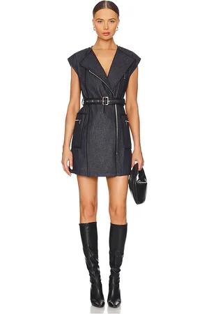 ET OCHS Devon Dress in Undone Indigo & Black in . Size 10, 2, 4, 6, 8.