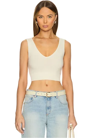 NAADAM Cashmere Cropped Tank Top in . Size M, S, XL, XS.