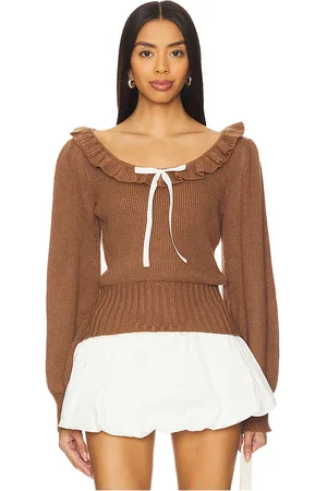 For Love & Lemons Miranda Knit Top in . Size S.