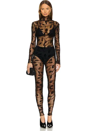 Norma Kamali Long Sleeve Slim Fit Turtleneck Catsuit in . Size S, XL, XS, XXS.