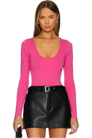 GOOD AMERICAN Scuba Scoop Long Sleeve Body in . Size 3X, 4X, 5X, XL.