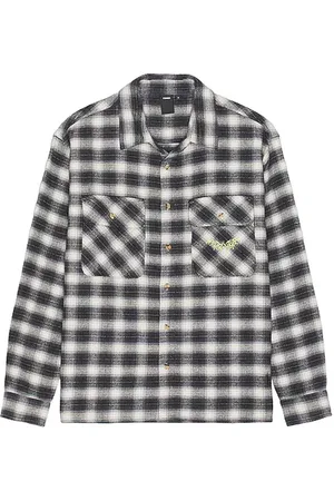FORMER Manners Plaid Long Sleeve Shirt in . Size M, S, XL/1X.
