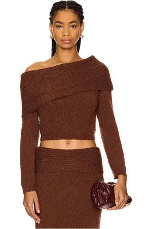 SOVERE Sanna Off Shoulder Sweater in . Size M, S, XL/1X, XS.