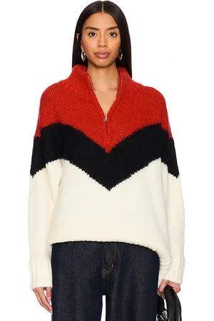 Pistola Maribel Pullover in White,Red. Size M, S, XL, XS.