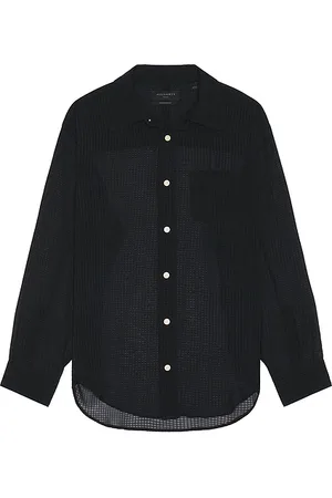 AllSaints Ando Long Sleeve Shirt in . Size M, S, XL/1X.