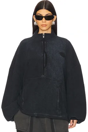 Alexander Wang Oversized Unisex Funnel Neck Half Zip in . Size M, S, XS.