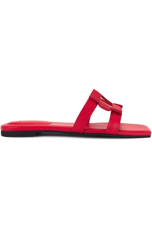 Simkhai Monogram Flat Slide in . Size 39.