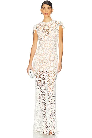 Bronx and Banco Marley Cap Sleeve Crochet Maxi Dress in . Size S, XL.