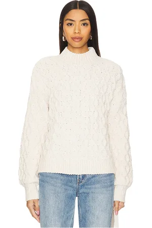 Sanctuary Cable Mock Neck Sweater in . Size M, S, XL, XS, XXS.