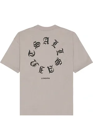 AllSaints Fraktur Short Sleeve Crewneck T-Shirt in . Size M, S.