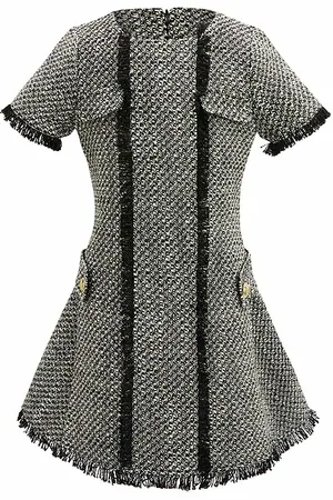 Bardot Kids Sutton Boucle Dress in . Size 6, 7.