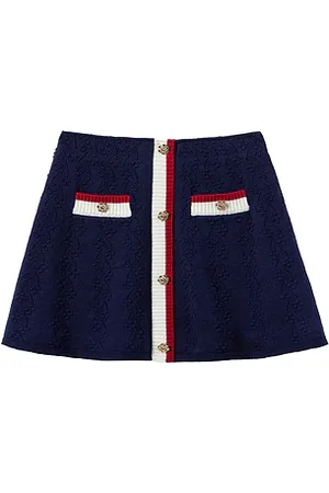 Self-Portrait Kids Textured Knit Skirt in . Size 4/5T, 5/6T, 6/7.