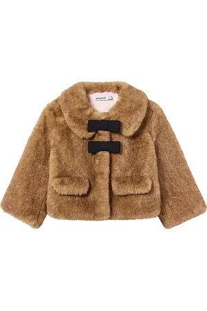 Self-Portrait Kids Faux Fur Jacket in . Size 4/5T, 5/6T.