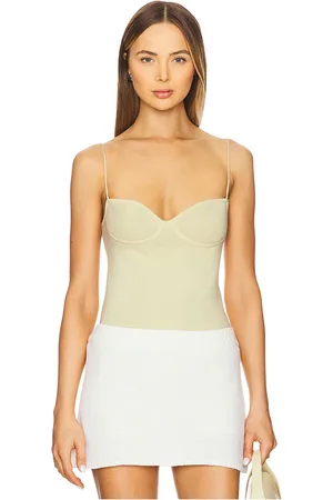 Lisa Yang Alicia Top in Butter Yellow in . Size 1, 2.