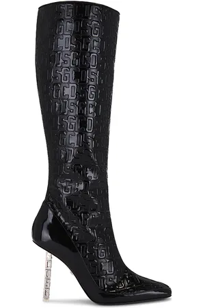 GCDS Patent Monogram Logo Chain Boots in . Size 37, 38, 39, 40.