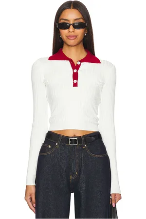 ALL THE WAYS Helena Polo Sweater in . Size XS.
