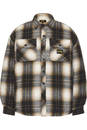 Stan Ray Quilted Plaid Overshirt in . Size M, S.