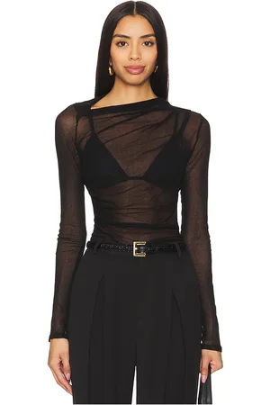 ENZA COSTA Long Sleeve Slash Top in . Size M, S, XL, XS.