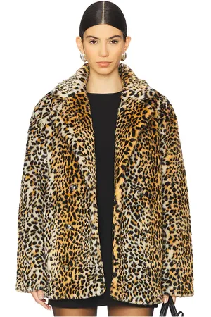 Bardot Vento Faux Fur Coat in . Size 12, 2, 4, 6, 8.