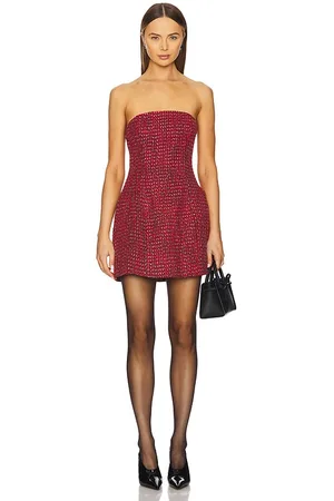 Bardot Karoline Boucle Balloon Dress in . Size 2, 4, 6.