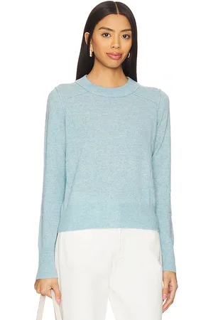 AUTUMN CASHMERE Cropped Crew With Reversed Seams in . Size XL, XS.