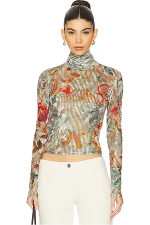 SIEDRES Mon Top in Red,Grey. Size XS.