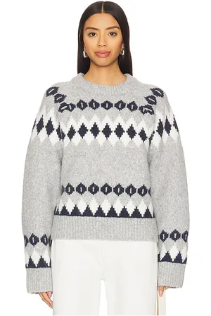 Tularosa Zena Fairisle Sweater in . Size M, S, XL, XS, XXS.