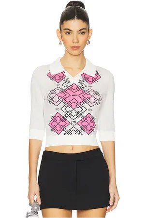 GCDS Hello Kitty Argyle Polo in . Size M, S, XS.