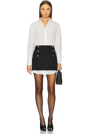 Simkhai Warren Shirt Combo Mini Dress in . Size 10, 2, 6.