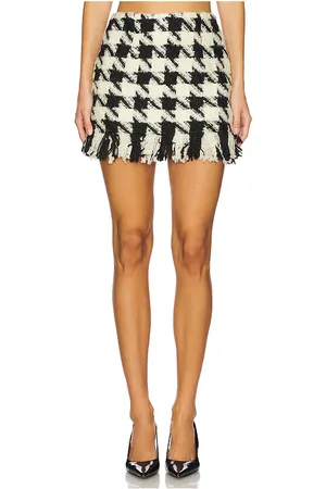 yuhan wang Houndstooth Mini Skirt in . Size M, S.
