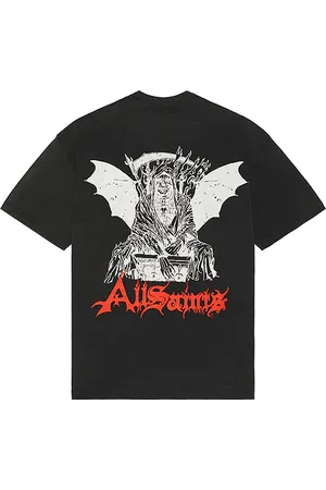 AllSaints Damienz Short Sleeve Crewneck T-Shirt in . Size M.