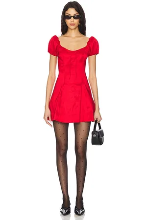 For Love & Lemons Zuri Mini Dress in . Size M, S, XS.