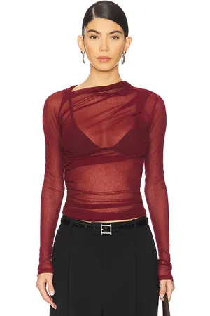 ENZA COSTA Long Sleeve Slash Top in . Size M, S, XL, XS.