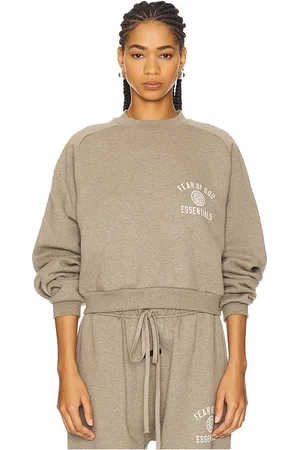 FEAR OF GOD Cropped Crewneck Sweatshirt in . Size M.