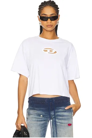 Diesel Cropped T-Shirt in . Size S, XS.