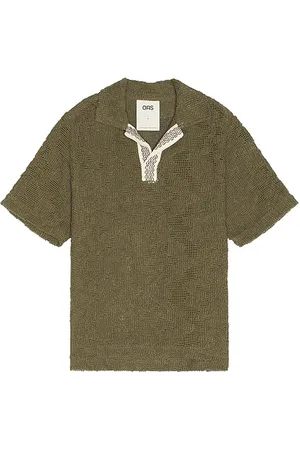 Oas Pine Verve Palmer Crochet Shirt in . Size S.