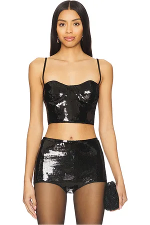 Kiki de Montparnasse Sequins Longline Bra in . Size 2, 4.