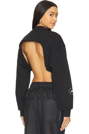 adidas True Casuals Cropped Sportswear Sweatshirt in . Size M, S, XS.