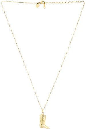 petit moments Boot Charm Necklace in .