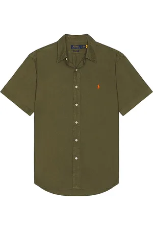 Ralph Lauren Garment Dyed Short Sleeve Oxford in . Size S.