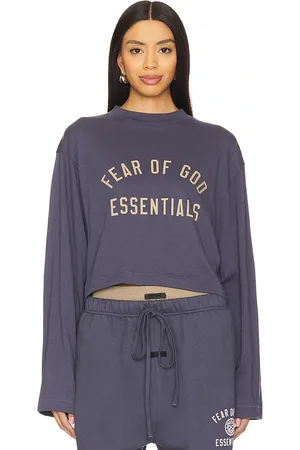 FEAR OF GOD Cropped Long Sleeve T-Shirt in . Size M, S, XS.